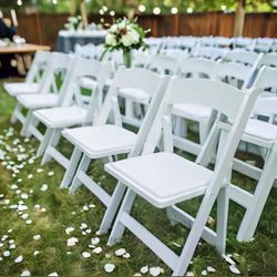 Adult Size resin chairs in stock sillas de resina white resin party chairs wedding event foldable ch