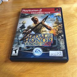 PlayStation 2 / PS2 - Medal Of Honor Rising Sun