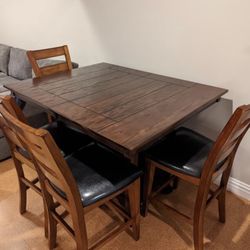 Bobs furniture 2024 counter height table