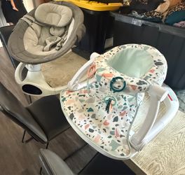 Baby rocker and baby chair
