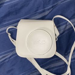 White Instax Mini 11 Camera and Case