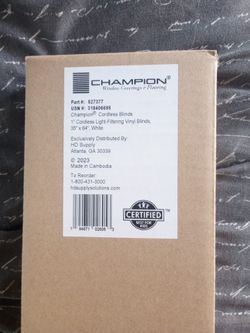 Champion Cordless Blinds