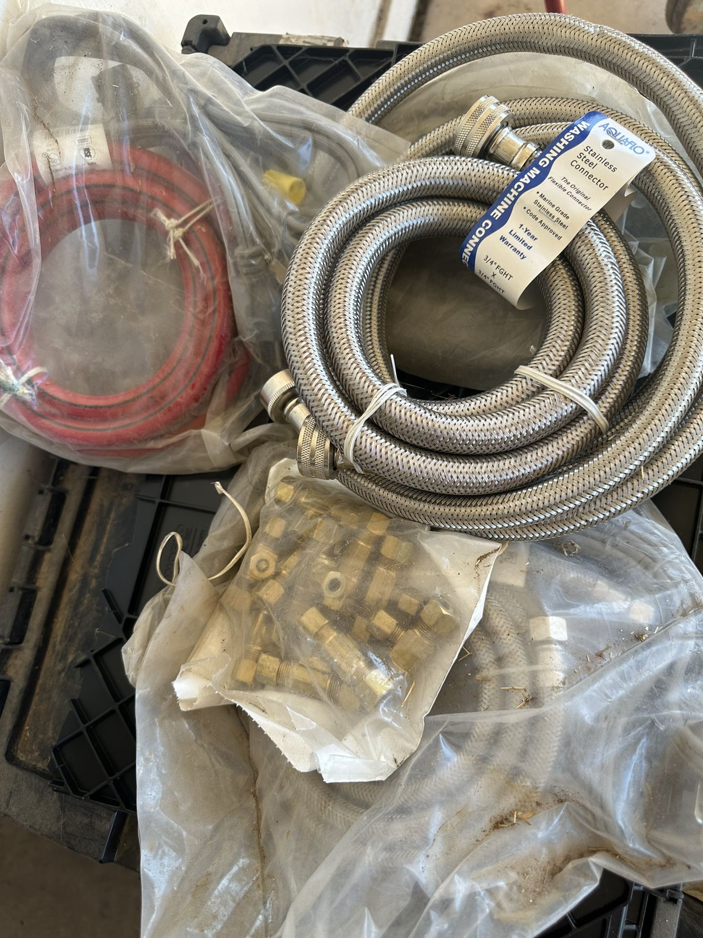 Lot For Sale* Washer/Dryer/Stove Hoses, Cords, Power Connections for