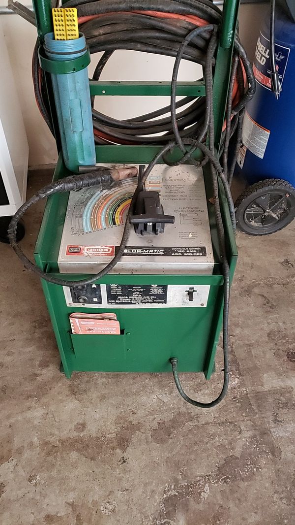 Craftsman 180 amp Colormatic arc welder. In amazing shape. I rebuilt