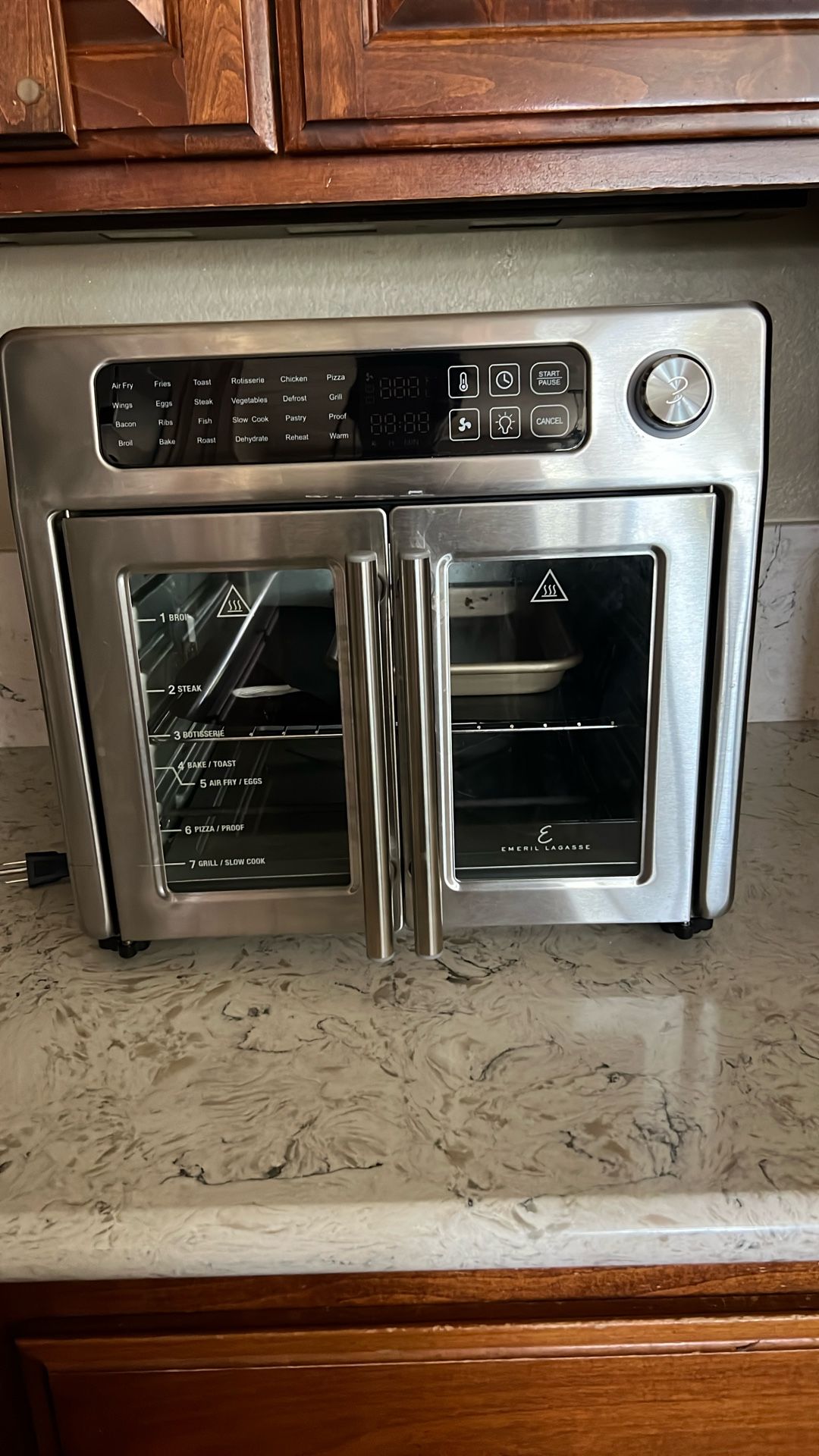 Emeril Lagasse 10 In Stainless steel French Door Air Fryer