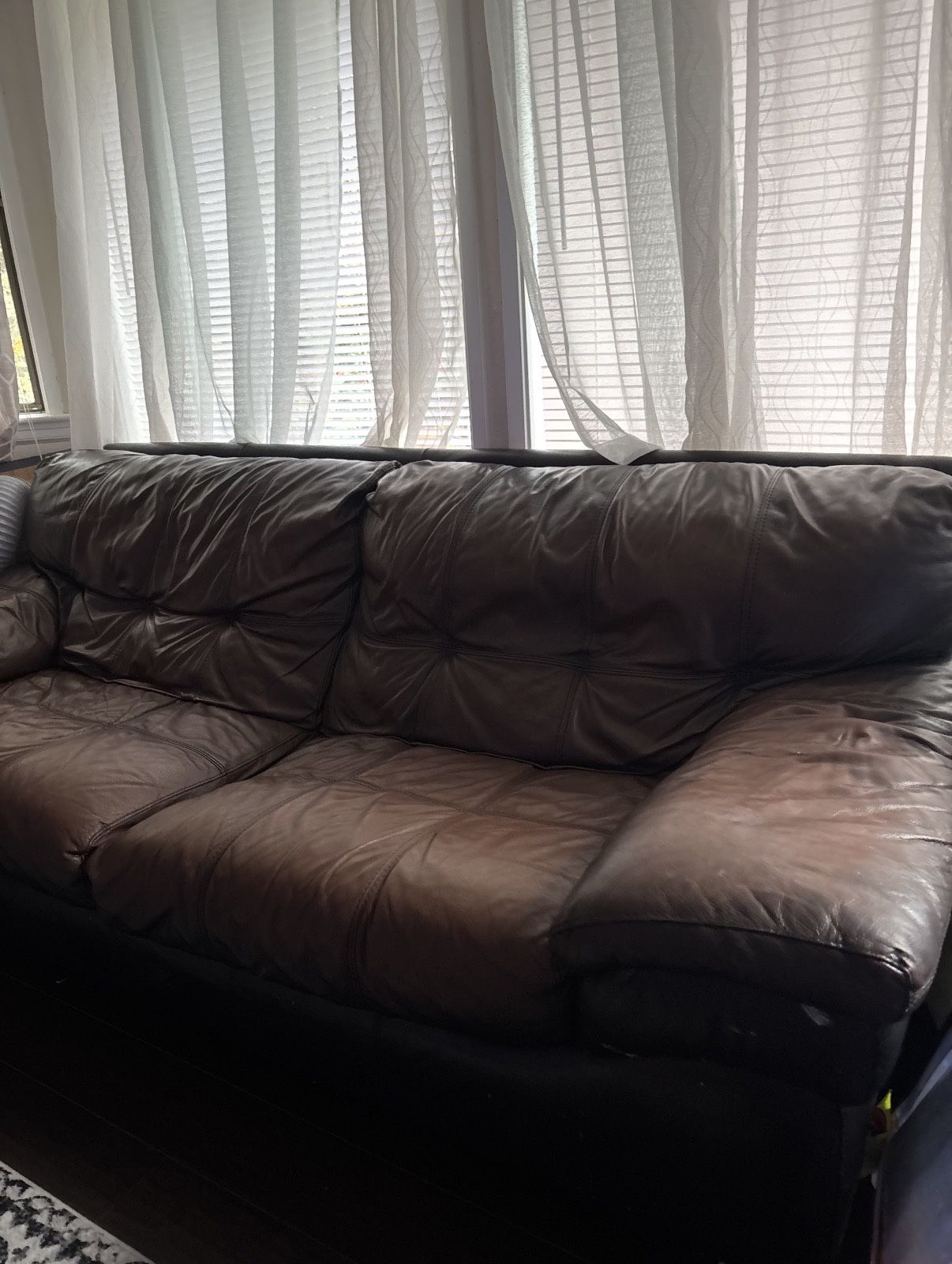 Leather Couch 