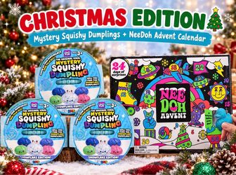 Needoh Christmas advent calendar & RMS snowflake dumpling