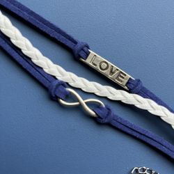 Blue and White Bracelet 