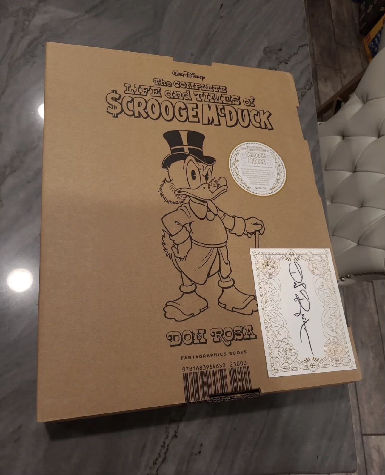 The Complete Life and Times of Scrooge McDuck Deluxe Edition With Don Rosa Autograph