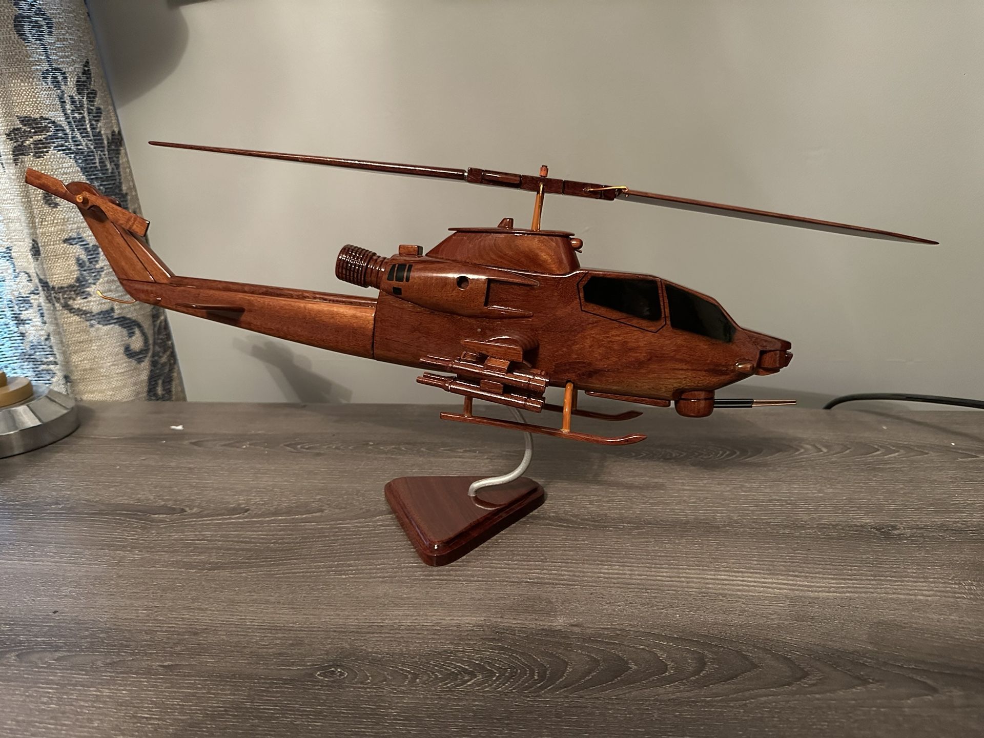 Cobra Helicopter.All Wood
