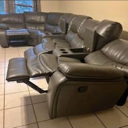 COMFY NEW MADRID RECLINING SECTIONAL SOFA ON SALE ONLY $1599. IN STOCK SAME DAY DELIVERY 🚚 EASY FINANCING 