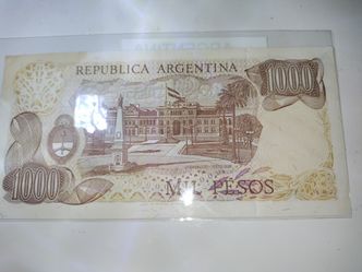 Billete De Argentina