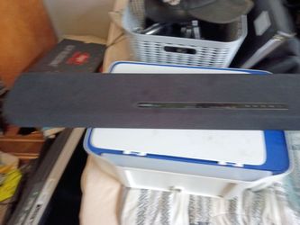 Black Soundbar Speaker
