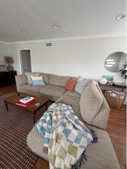 Beige Sectional Couch