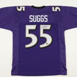 Baltimore Ravens Terrell Suggs Signed Jersey (Beckett Certified)