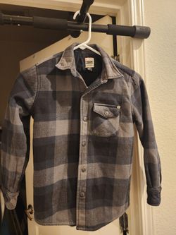 Kids Volcom Workwear Flannel Jacket Size Small