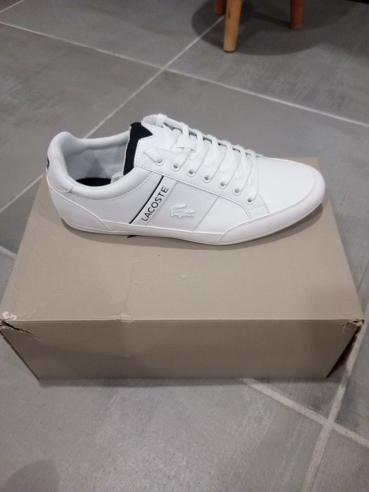 New  Lacoste White Men's Shoes 7.5