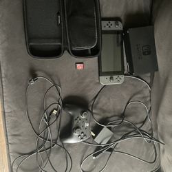 Nintendo Switch With Case  & Extra memory Card
