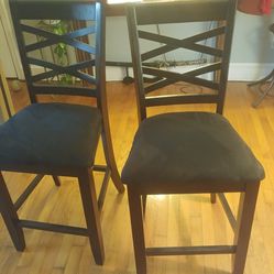 2 Dining Chairs (Black)