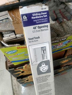 48" Sliding Door Steel Track