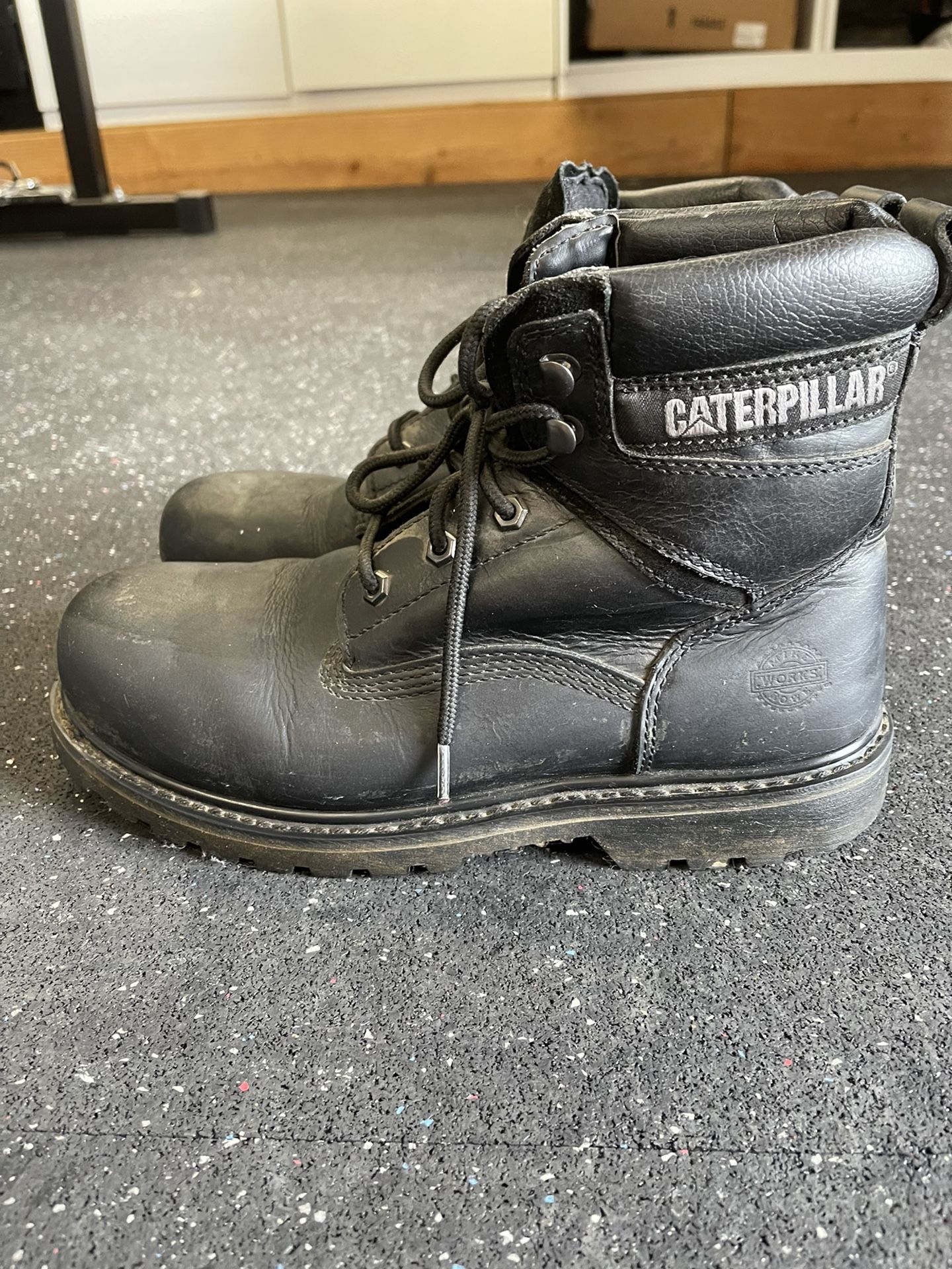 Caterpiller Steel Toe Boots Sz. 9