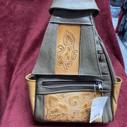 Leather Sling Bag