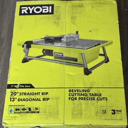 4.8 -Amps 7 in. Blade Corded Tabletop Wet Tile Saw