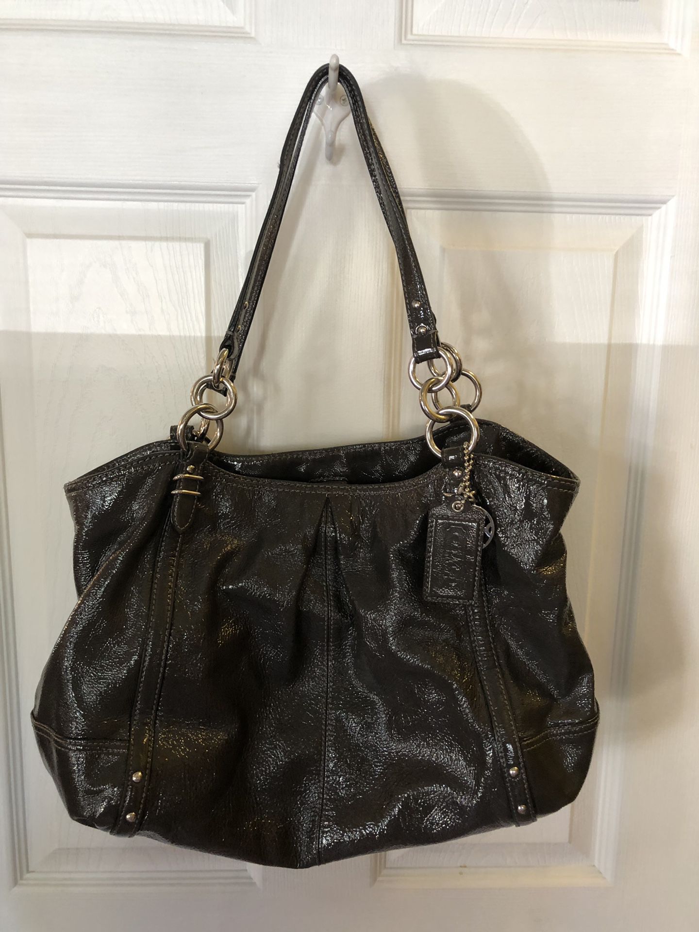Coach (Pewter) Leather Purse