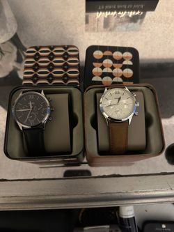 Fossil watches two $185 both