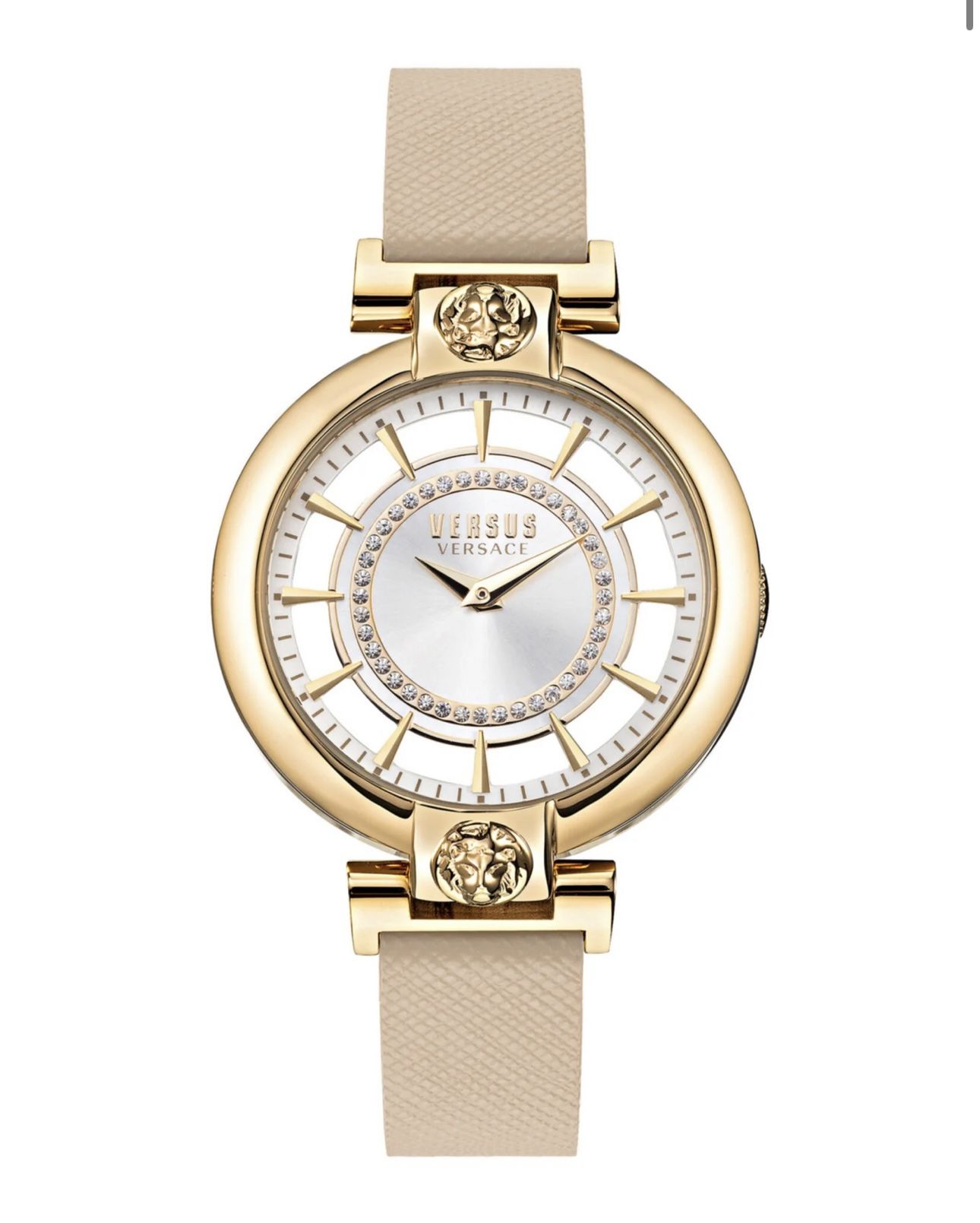 Versus Versace Silver Lake Crystal Watch 