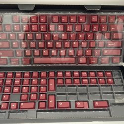 121 Keys ABS Double Shot Key Caps Cherry Profile Semi Translucent *NEW*