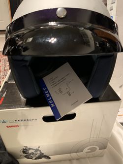 NEW 3/4 FACE HELMET w/ BAG and BOX