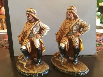Hubley cast iron bookends