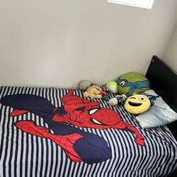 Twin Size Bed For Sale (mattress Included)