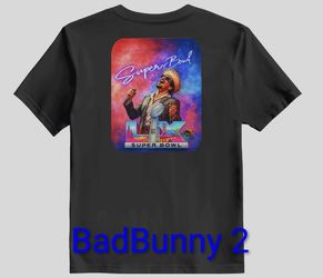 Super Bowl Bad Bunny Custom T-shirts