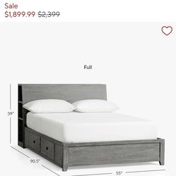 Pottery Barn Full Sized Findley Bed