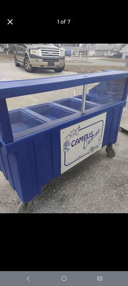 CAMBRO FOOD CART (Blue)