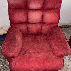 Red recliner