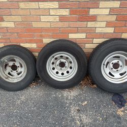 Used Boat Trailer Tires and Rims 