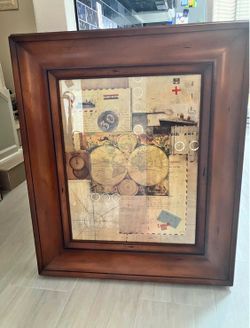 Bombay Company Framed Map Collage