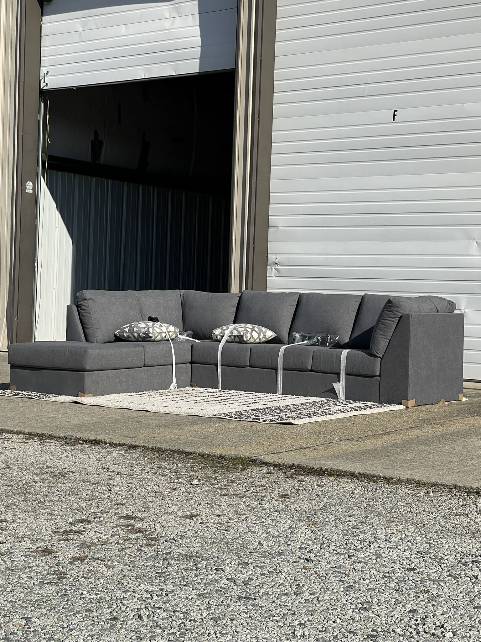2 Piece LAF Sectional - 40% Off - Delivery And Financing Available 