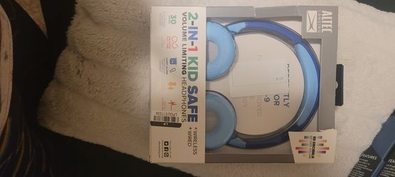 Blue Altec 2 In 1 Kids Head Phones 