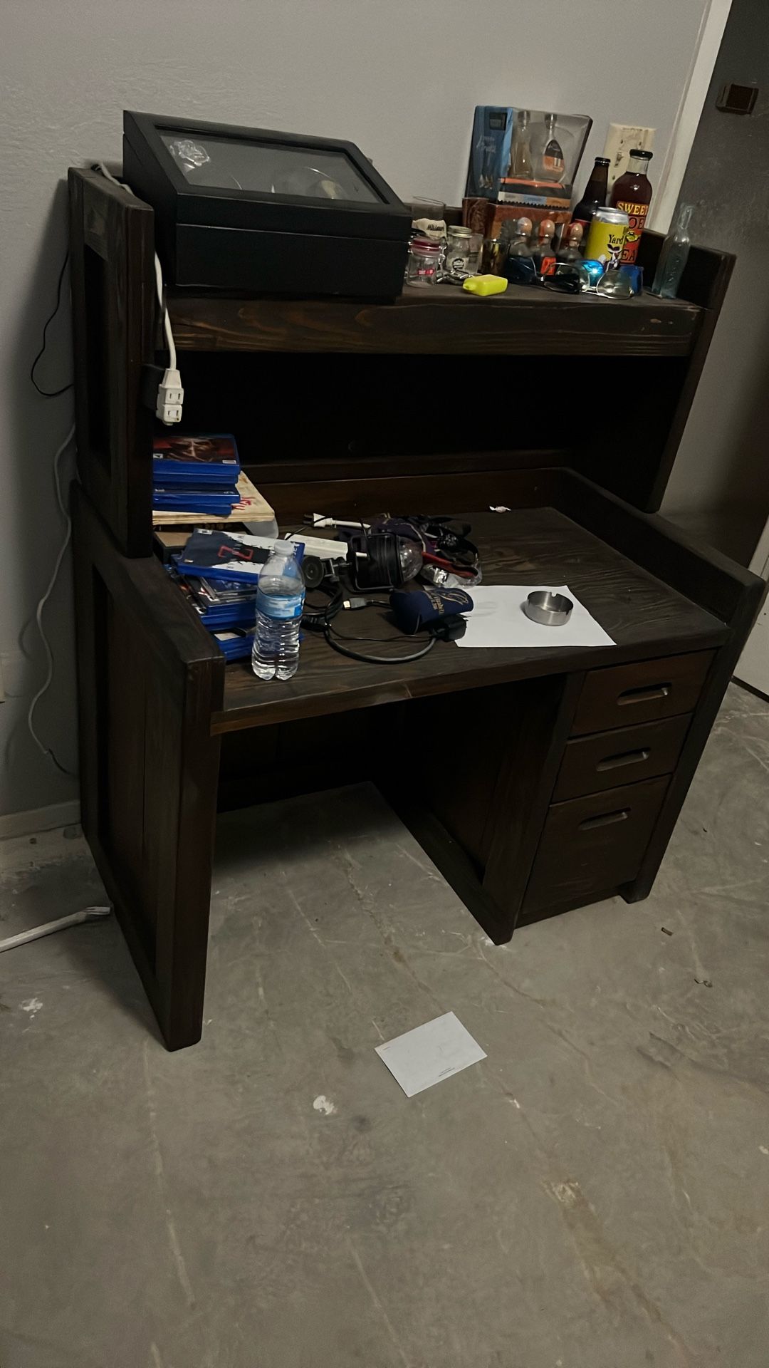 Solid Wood Desk With Removable Top