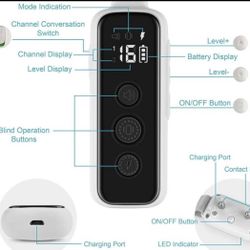  (8-120lbs) Waterproof Rechargeable Electric Dog Training Collar with Remote for Small Medium Large Dogs with Beep Vibration Safe Shock Modes