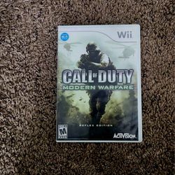 Call Of Duty Modern Warfare Reflex Edition Nintendo Wii!