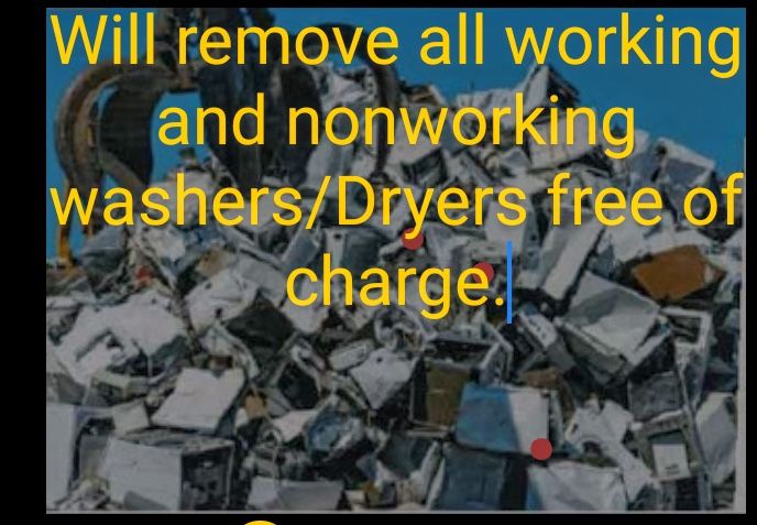 I Can Pick Up Your Old Washer And Dryer For Free