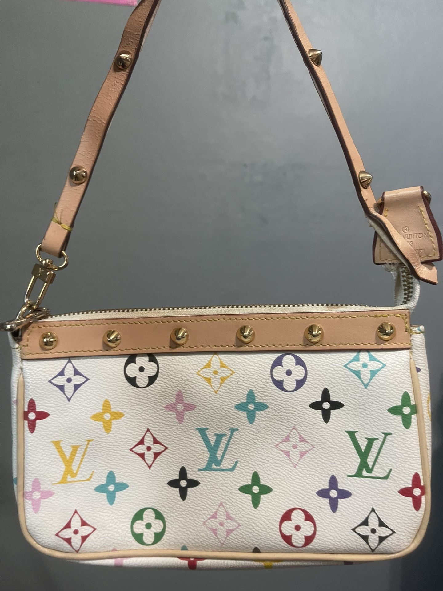 Louis Vuitton White Monogram Multicolored