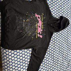 Pink Spider Hoodie