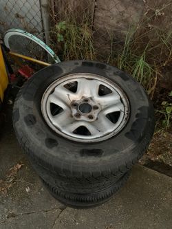 Stock Toyota pick up wheels and tires