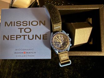 Omega X Swatch MoonSwatch “MISSION TO NEPTUNE” (BLUE) -